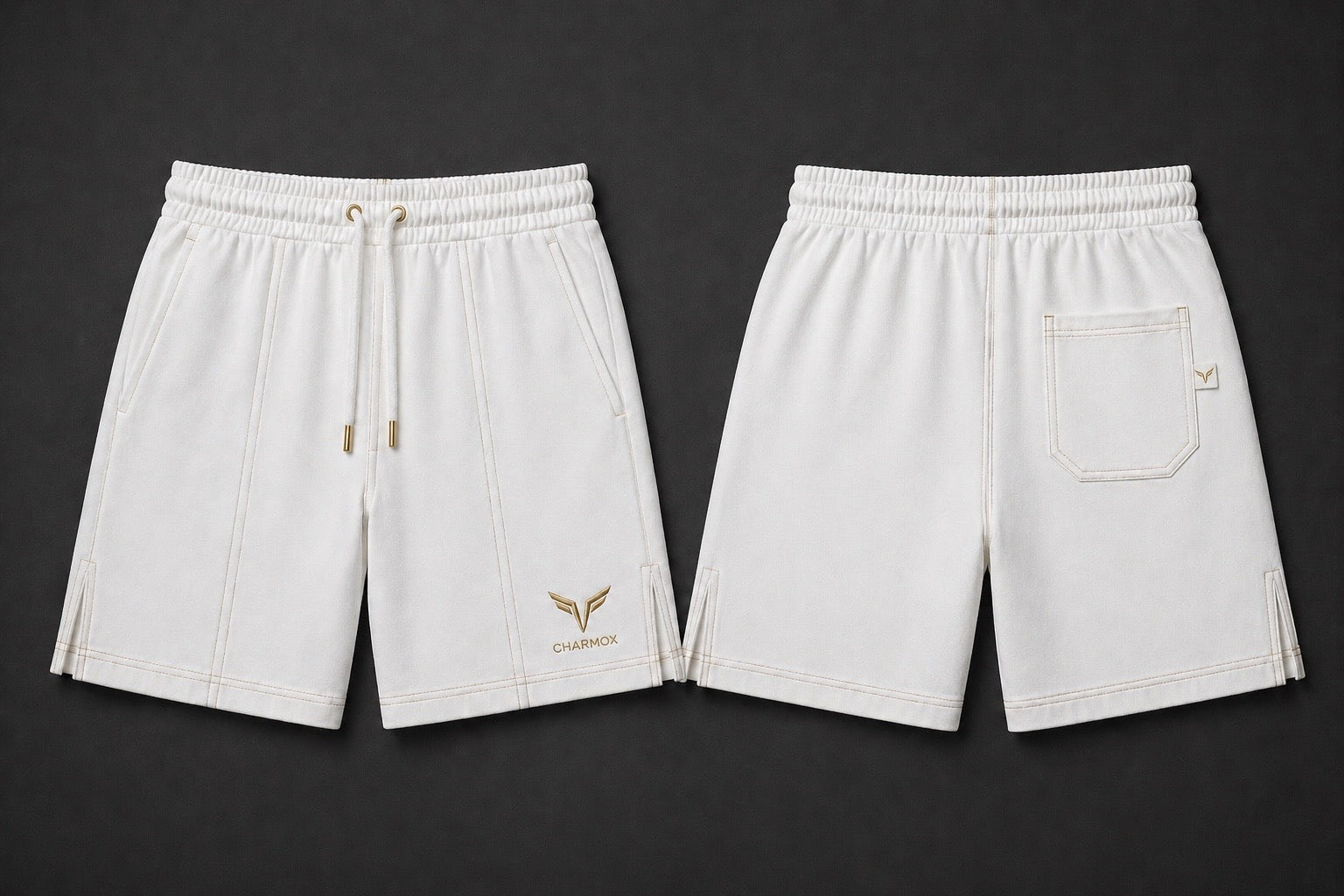 White Signature Shorts