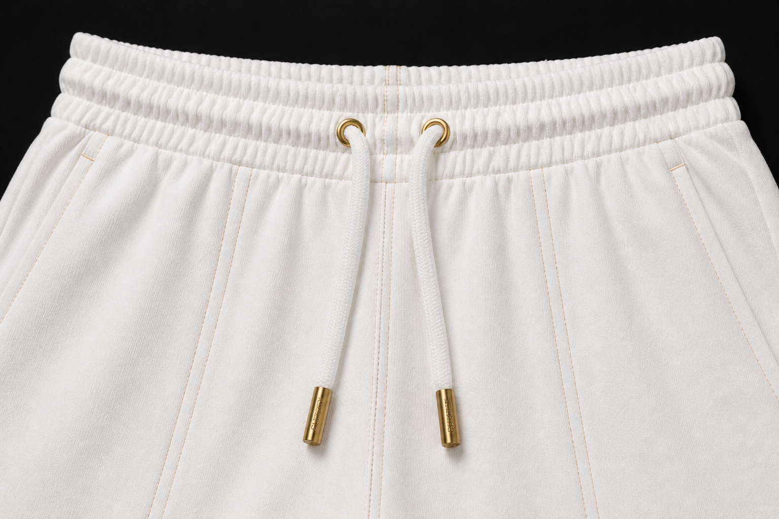White Signature Shorts