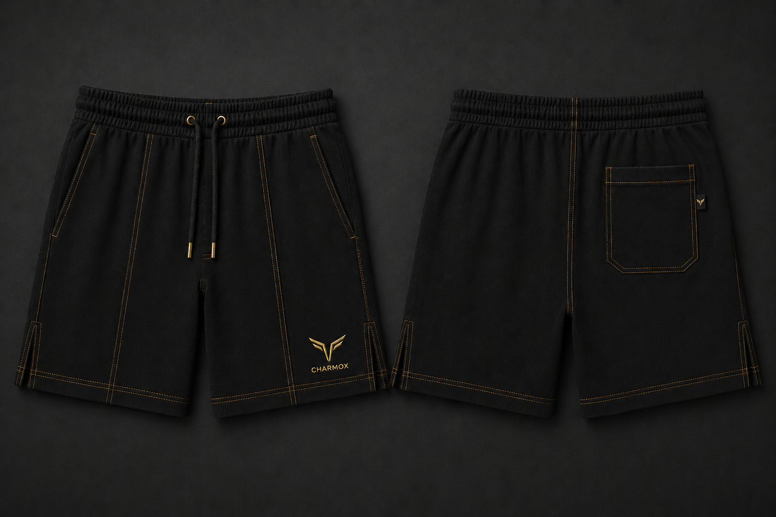 Black Signature Shorts